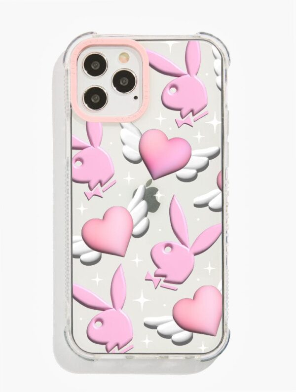 19.20Playboy x Skinnydip funda para iPhone efecto 3D logotipo rosa